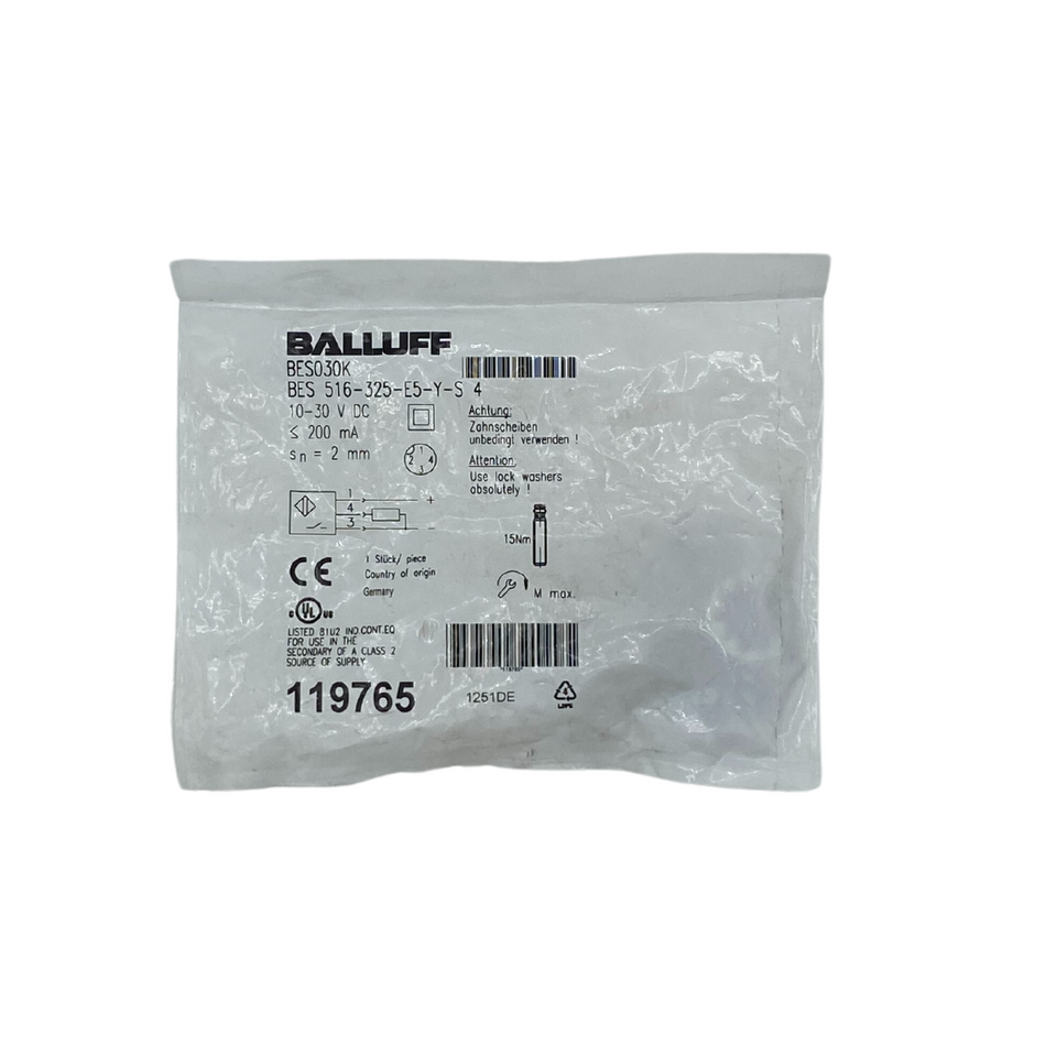 Balluff BES 516-325-E5-Y-S 4 Induktiver Sensor