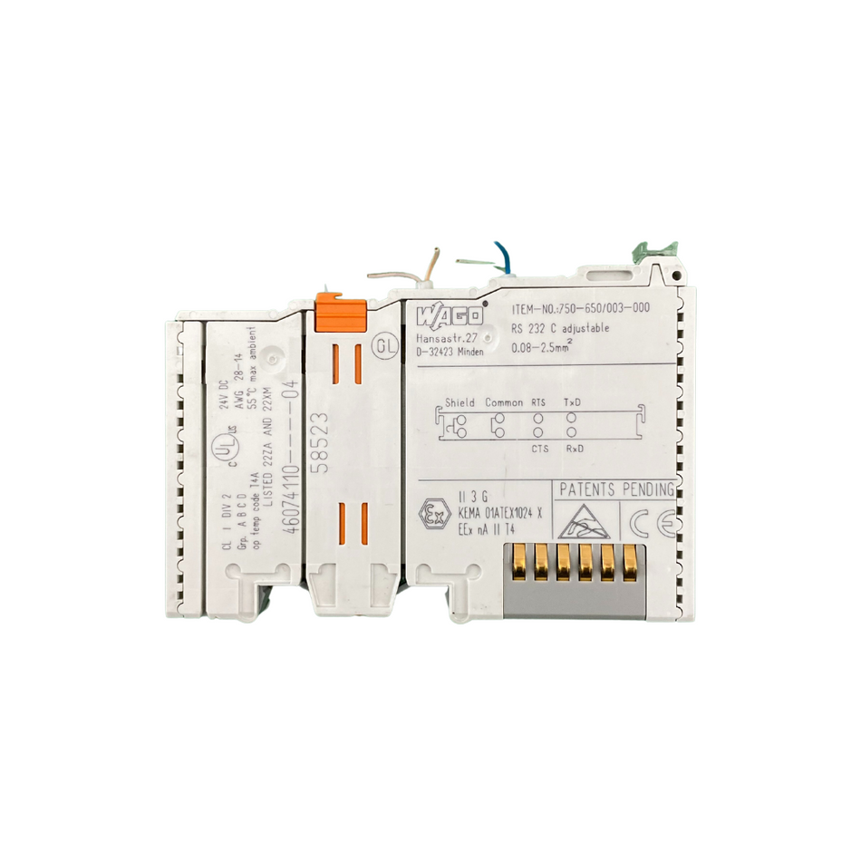 Wago 750-650/003-000 Schnittstelle