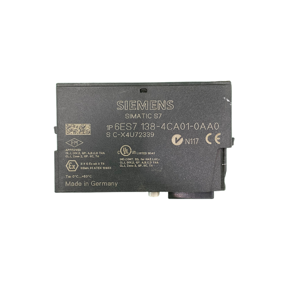 5x Siemens Simatic 6ES7 138-4CA01-0AA0