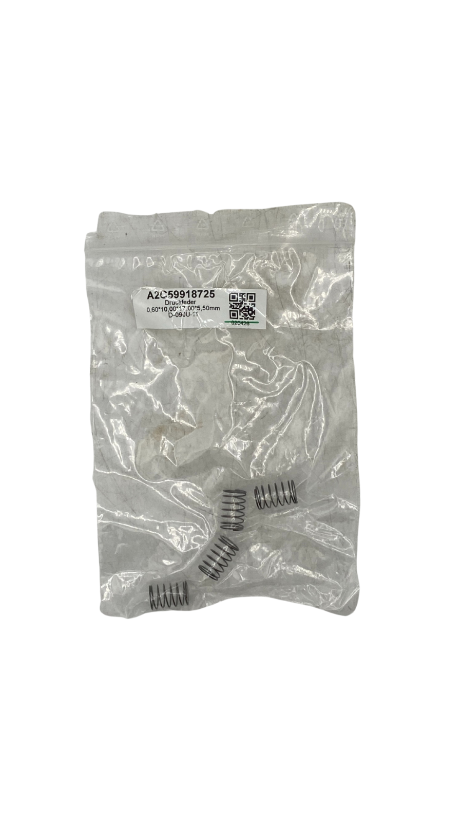 4x Druckfeder D-090U-11 0,6*10*17*5,5mm ||
