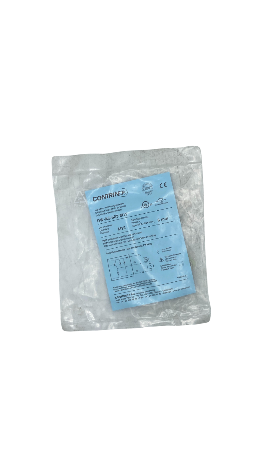 Contrinex DW-AS-503-M12 Induktiver Näherungsschalter |