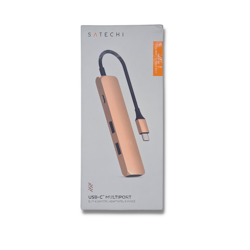 SATECHI ST-CMAG TYPE-C SLIM MULTI-PORT ADAPTER 4K