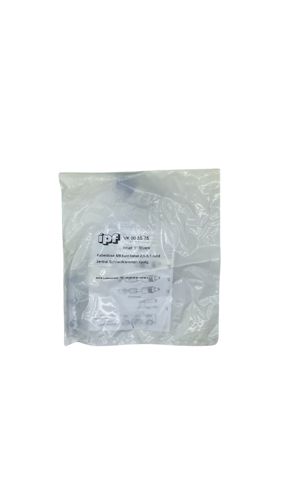 ipf VK003S75 Kabeldose M8 |