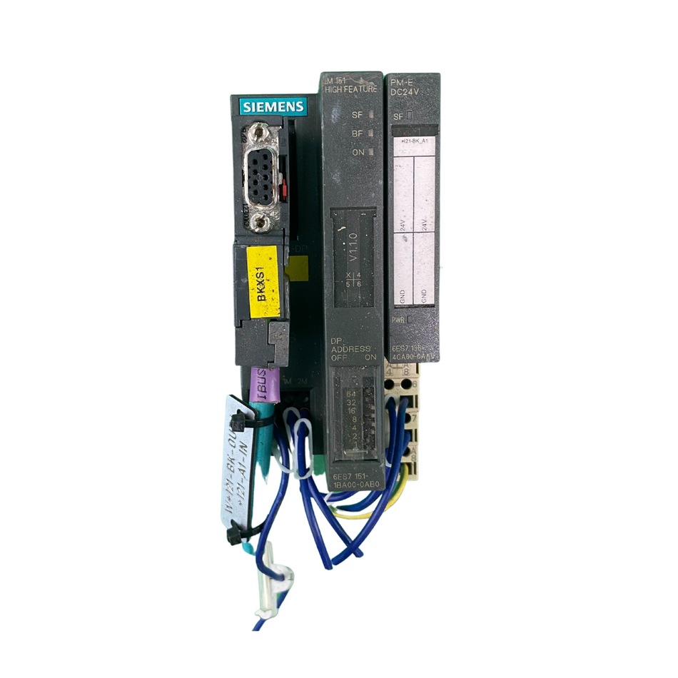 Siemens Simatic 6ES7 151-1BA00-0AB0+Siemens Simatic 6ES7 138-4CA00-0AA0