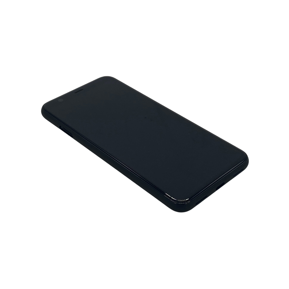 Google Pixel 4 Display Modul LCD Touchscreen Glas + Rahmen schwarz + Batterie