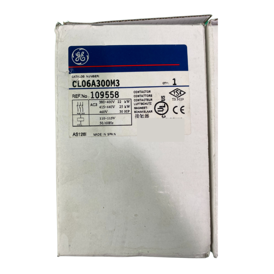 General electric CL06A300M3 Contactor