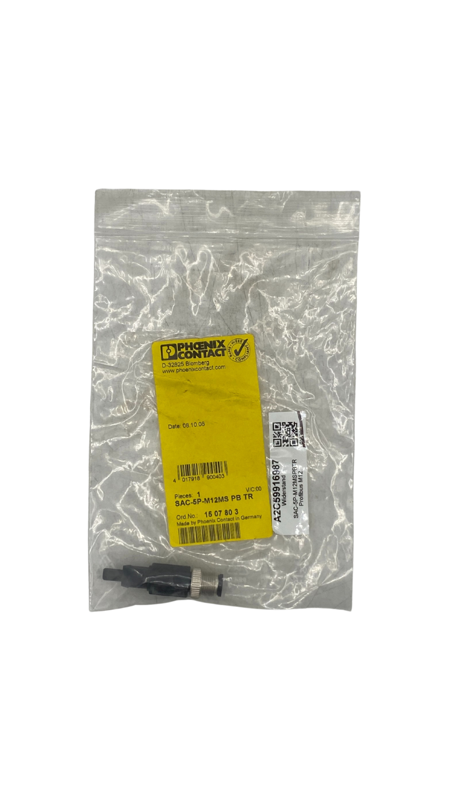 Phoenix Contact SAC-5P-M12MS PB TR ||