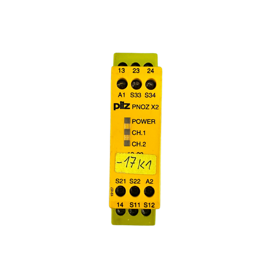 Pilz PNOZ X2 24VAC/DC 2n/o