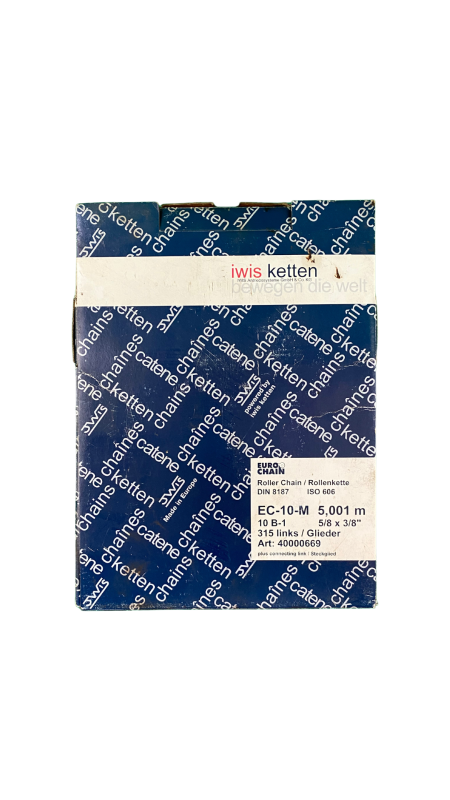 iwis Ketten Eurochain EC-10M 5m  Rollenkette |