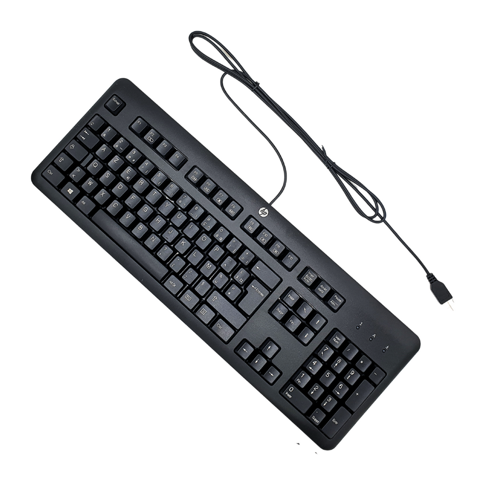 HP KU-1156 USB Tastatur schwarz (French)