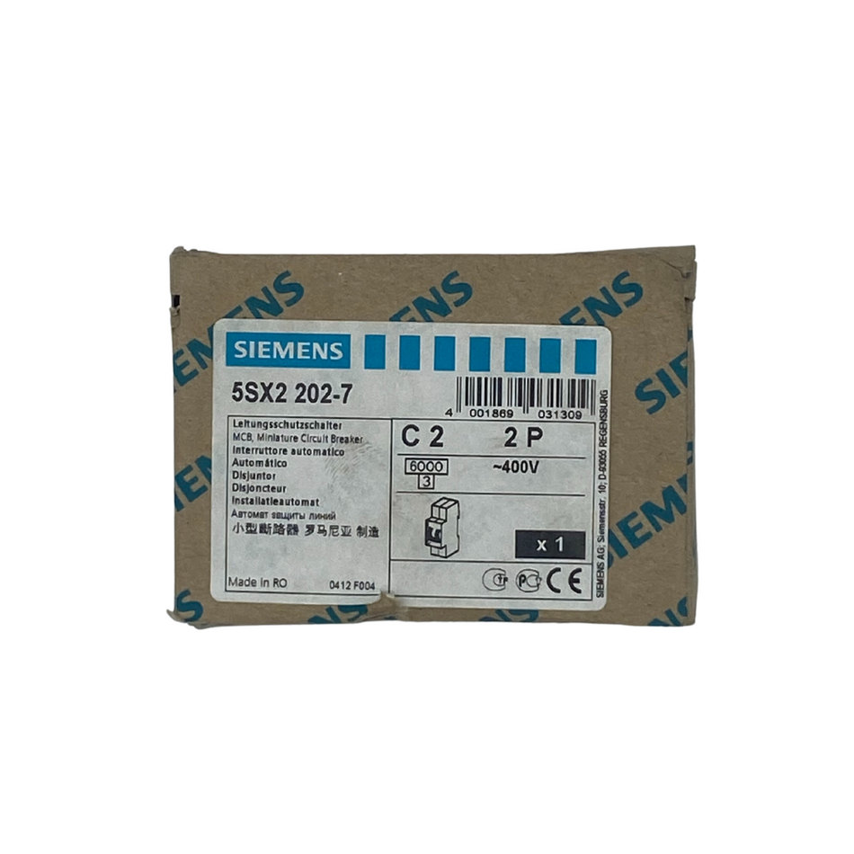 Siemens 5SX2 202-7 Leistungsschalter
