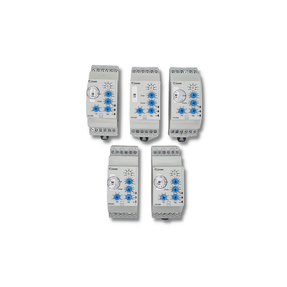 5x CROUZET H3USN Überwachungsrelais Paket