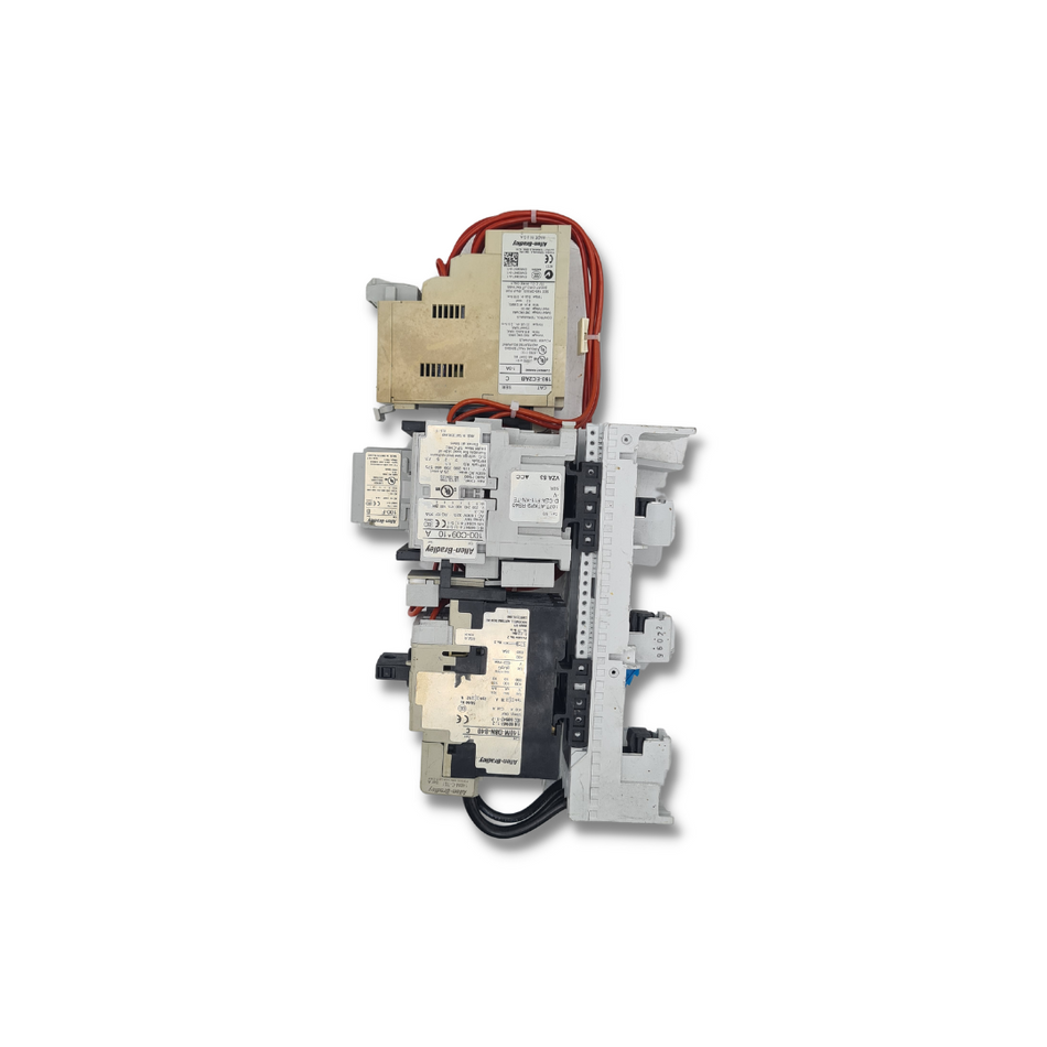 Allen-Bradley 140M-D8N-B40+2x Allen-Bradley 100-C09*10+Allen-Bradley 193-EC2AB