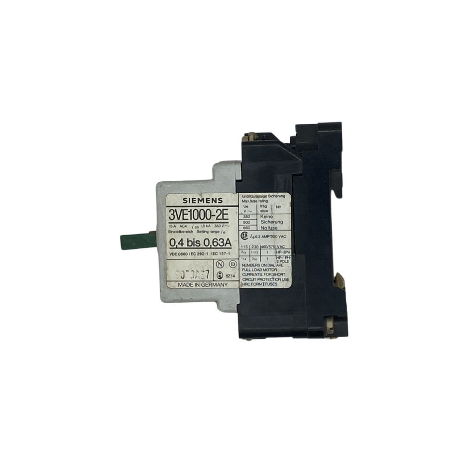 Siemens Siemens 3VE1000-2E Leistungsschalter |