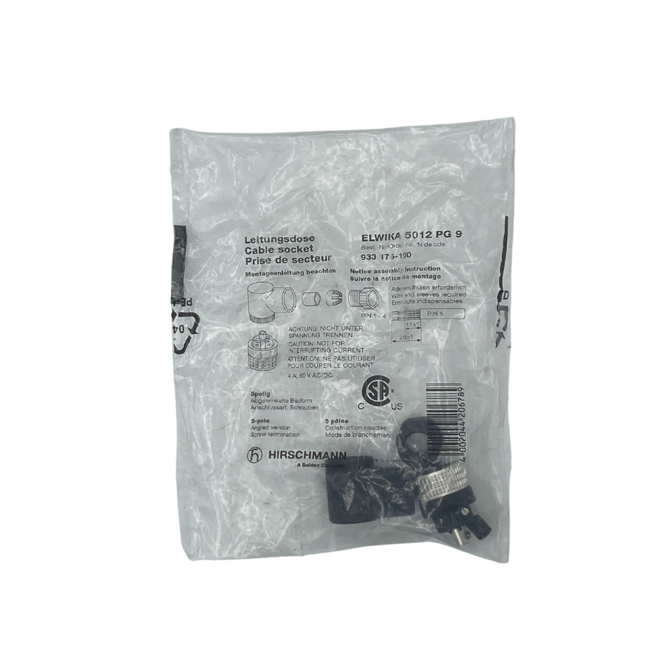 Hirschmann 933 176-100 Leitungsdose