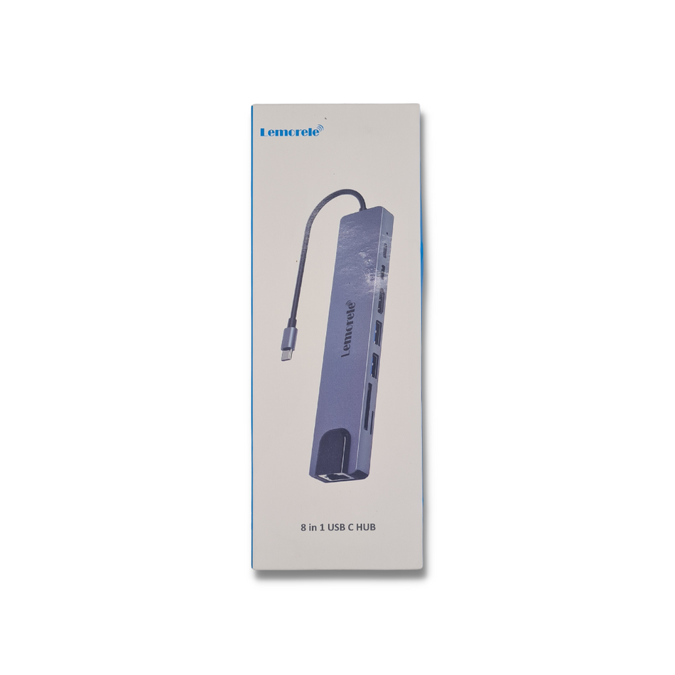 Lemorele TC19L USB-C-Hub 8 in 1