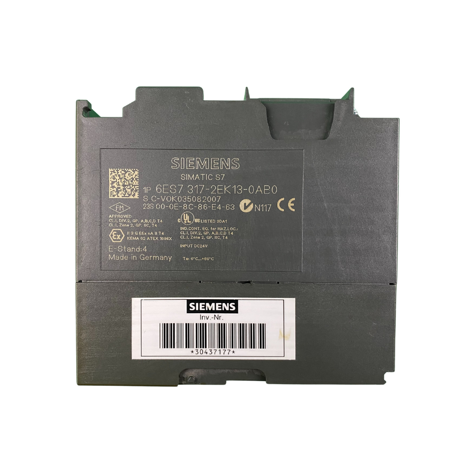 Siemens Simatic S7 6ES7 317-2EK13-0AB0 |