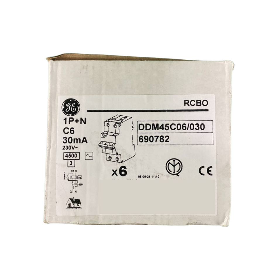 General electric DDM45C06/030 Leistungsschalter - 6 Stk.