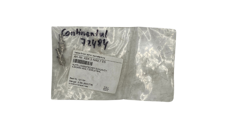 Heilos GmbH KSK3NW2,7ES Kupplungsstecker Schlauch ||