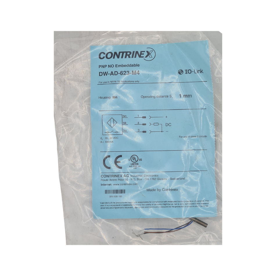 Contrinex DW-AD-623-M4 Proximity switch |