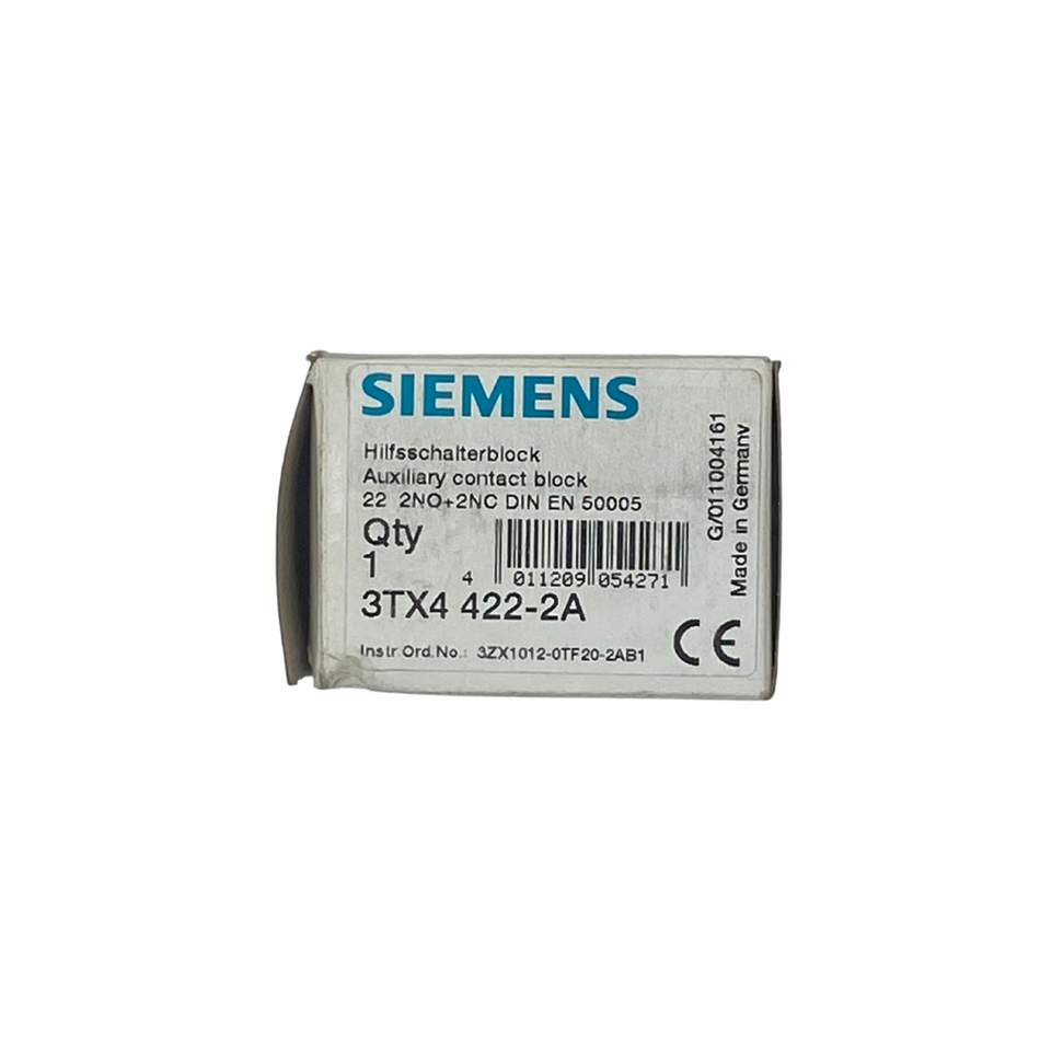 Siemens 3TX4 422-2A Hilfsschalterblock