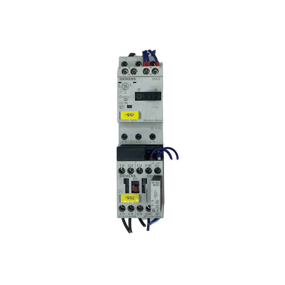 Siemens 3RT1016-1BB42 + Siemens 3RV1011-1BA10 |