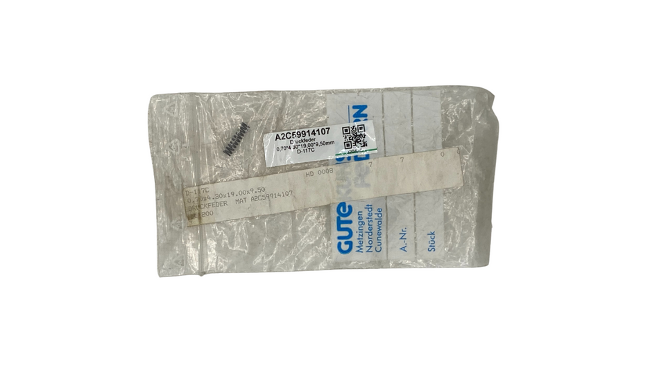 Druckfeder 0,7*4,3*19*9,5mm D-117C ||